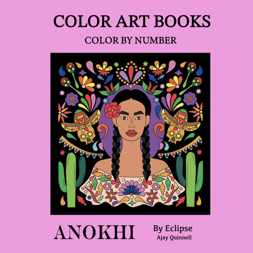 Anokhi - Color By Number Book : Superior paper edition