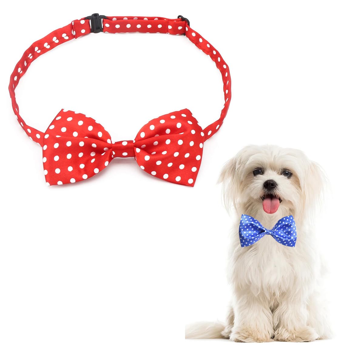Sage Square Dog Collar, Adjustable Dog Collar with Bowtie, Printed Bow tie, Pet Collar for Dog Soft Bowtie Dog Collars for Small Medium Large Pet (B0CVKZY25J) Amazon Price History, Amazon Price Tracker