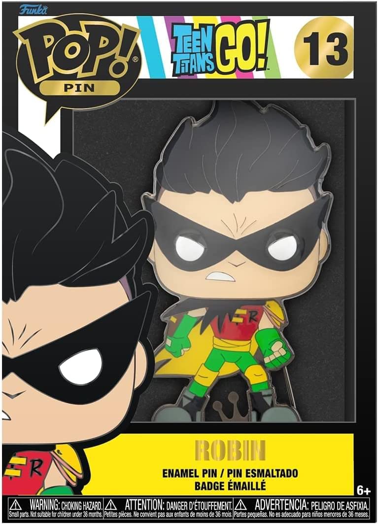 Loungefly Funko POP! Pin – Teen Titans Robin Als Sammler-Anstecker