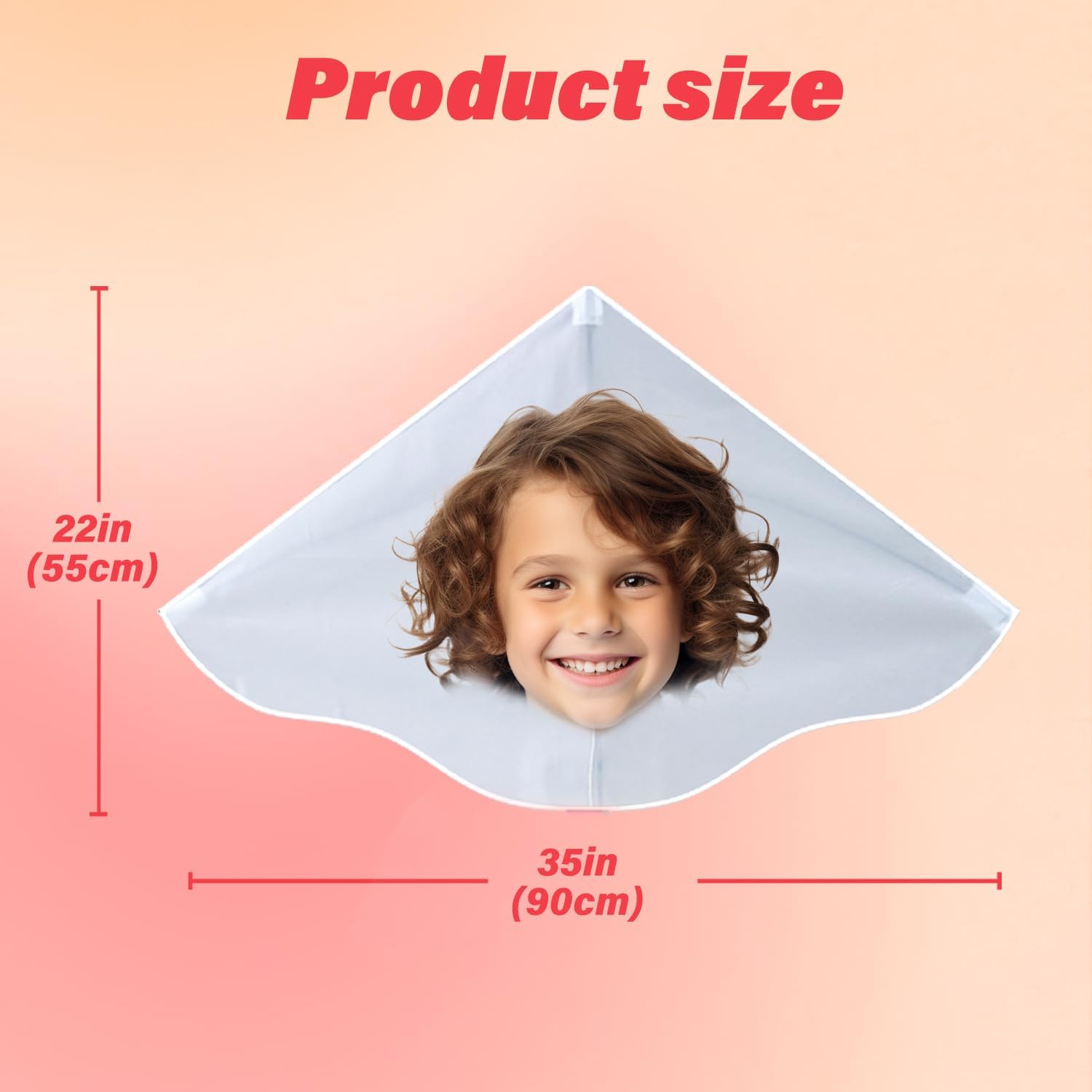 Personalized Kites for Kids & Adults Custom Kites with Photo Easy to Fly for Family Outdoor Games and Activities Great Gifts Ideal