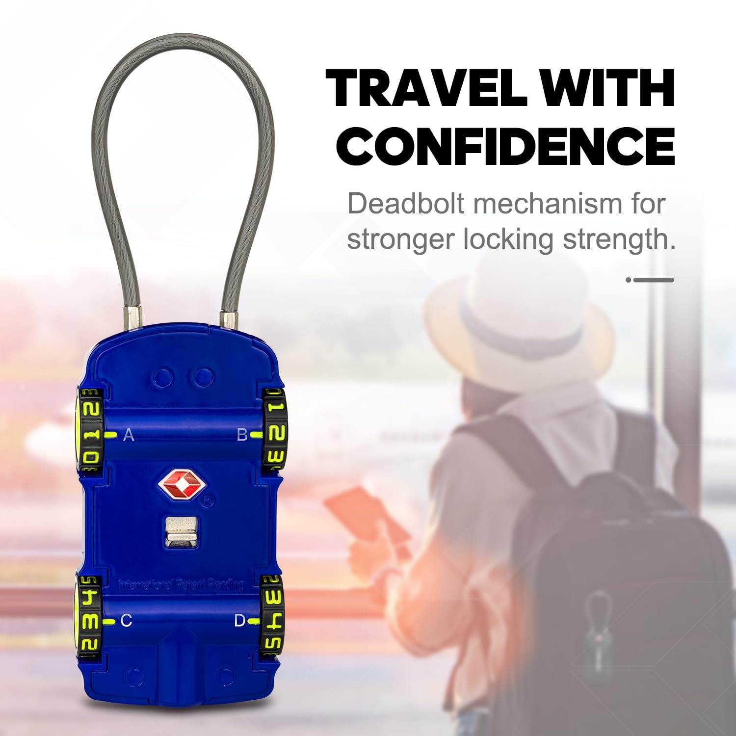 Sure Lock System Indicator Snapklik.com : SURE LOCK TSA Compatible Travel Luggage Locks ...