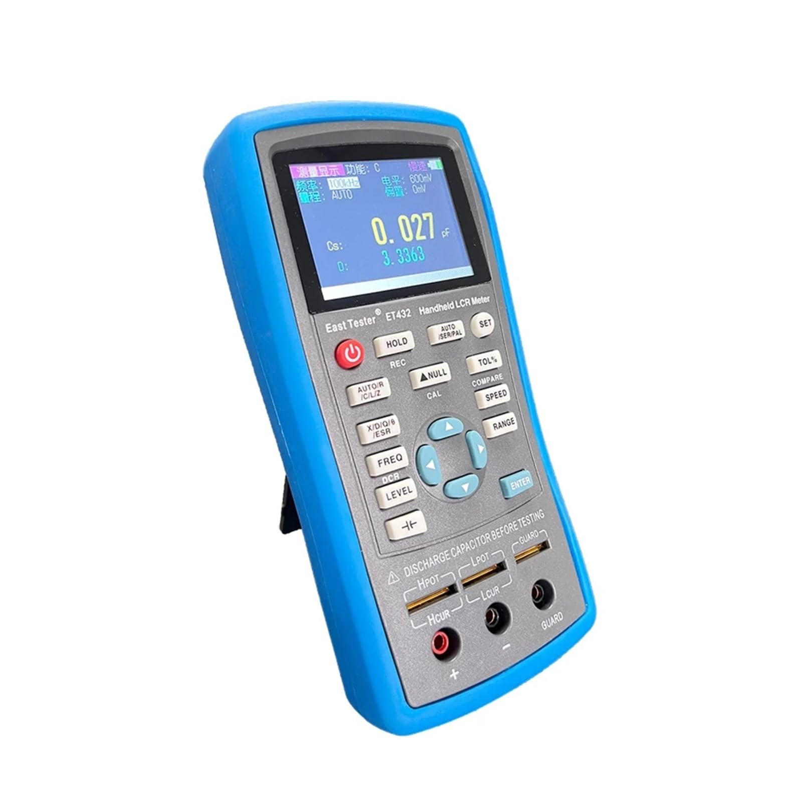 Medidor LCR Medidor de puente digital LCR ET43 USB portátil de alta precisión, capacitancia, inductancia, resistencia, pantalla digital(ET430)