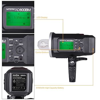 Godox AD600BM + H600Bフラッシュキット Amazon.com : Godox AD-H600B 600W Bowens Mount Flash