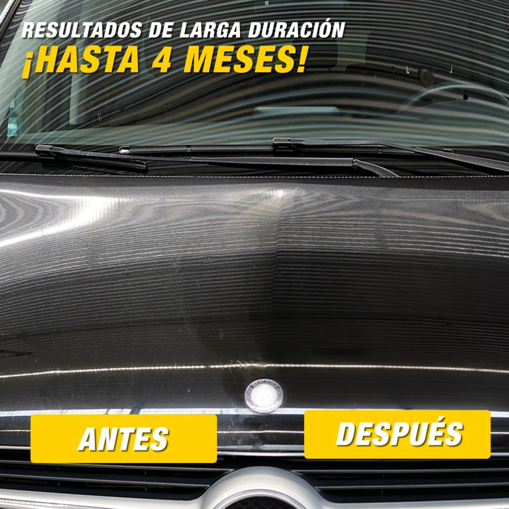 Rain-X Cerami-X Detailer Premium – Recubrimiento Cerámico de Alto Brillo – Protección Duradera Contra Intemperie y Rayos UV – Efecto Hidrofóbico y Sin Rayas + Paño de Microfibra– 750 ml