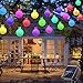 Produktbild Solar Lichterkette Außen, ORSIFOW 7Meter 50er Bunt LED Lichterkette mit Lichtsensor 8 Modi IP65 Wasserdicht, Lichterkette Außen für Garten, Bäume, Party, Weihnachts deko [Energieklasse A+++]
