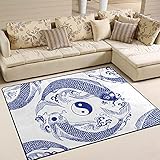 Matériau : le matériau du tapis de sol est principalement en polyester. Impression unilatérale. Absorbe l'eau, tissu délicat, pas de bouloches, pas de décoloration, pieds confortables.