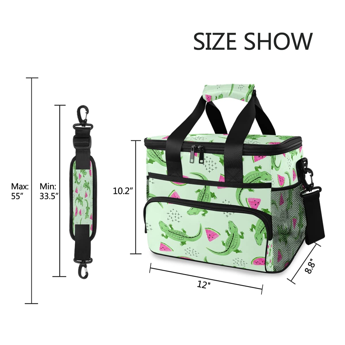 Sac à Déjeuner Isotherme MzGro 16L - Double Couche Isolation - Pliable Et Portable - Pour Travail Et Extérieur