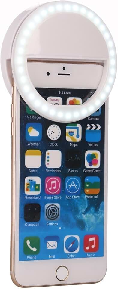 Luz Selfie Ring Light Clipe Anel Led Flash Celular Universal