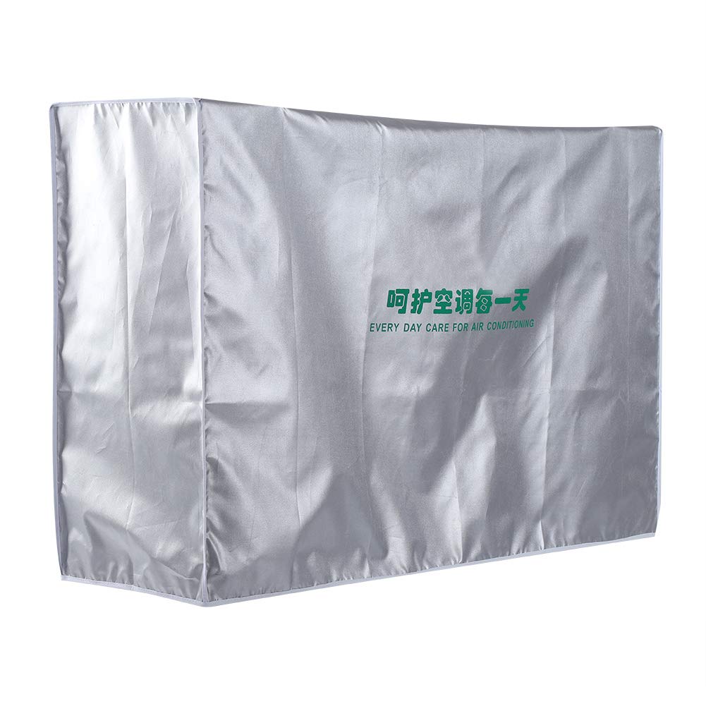 Cubierta de Aire Acondicionado para Exteriores, Cubierta Impermeable para Aire Acondicionado de Ventana, Cubierta Antipolvo, Cubierta Protectora Antinieve con Cuerda de Cierre (1.5p (80*26*57))