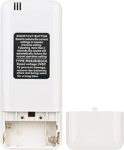 Miniatura 4 de Beyution RG52B/BGCE Reemplazar el trabajo de control remoto para Midea Carrier Springer AC Aire acondicionado RG52B/BGE RG52B/BGEU RG52B/BGCE