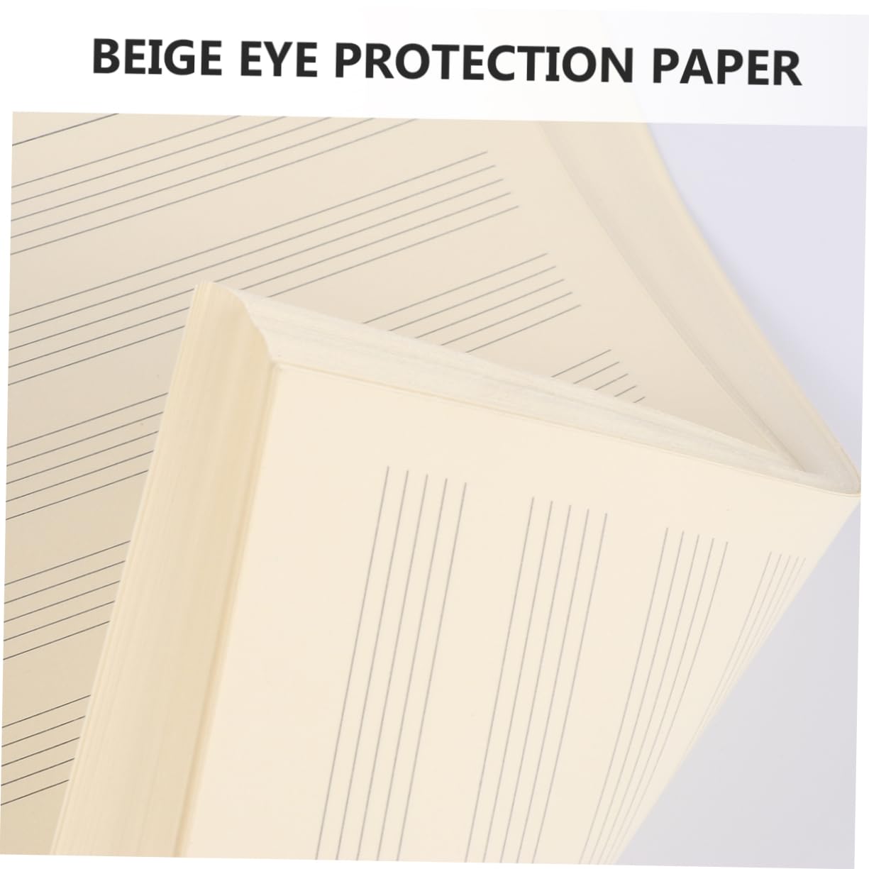 NUOBESTY 100hojas Papel De Música Sueltas De Páginas Recambio Práctico Para Cuadernos De Composición Para Estudiantes Y Músicos