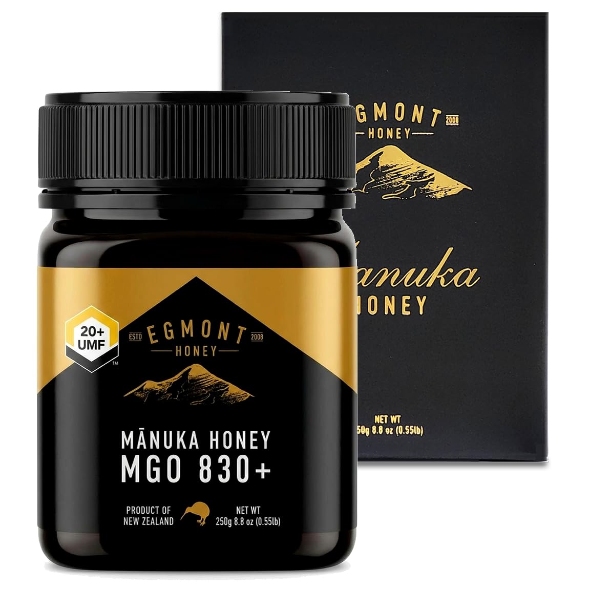 Amazon.co.jp: Egmont Honey Manuka Honey UMF20+/MGO830+ 250g Raw