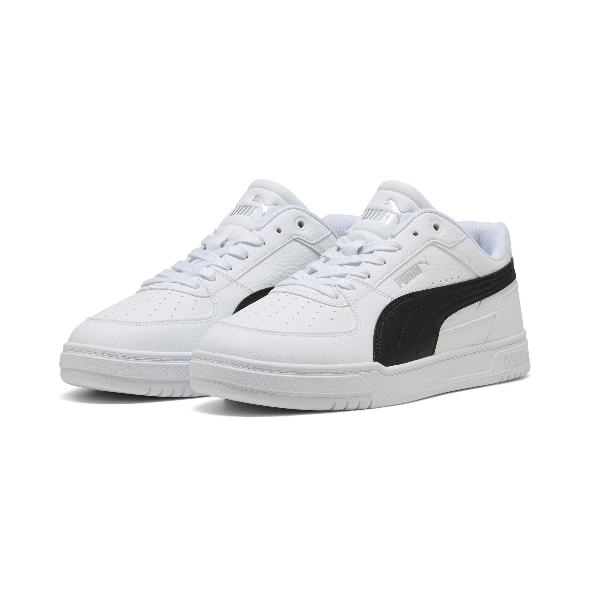 PUMA Unisex CAVEN III Sneaker, White Black Silver, 6 UK