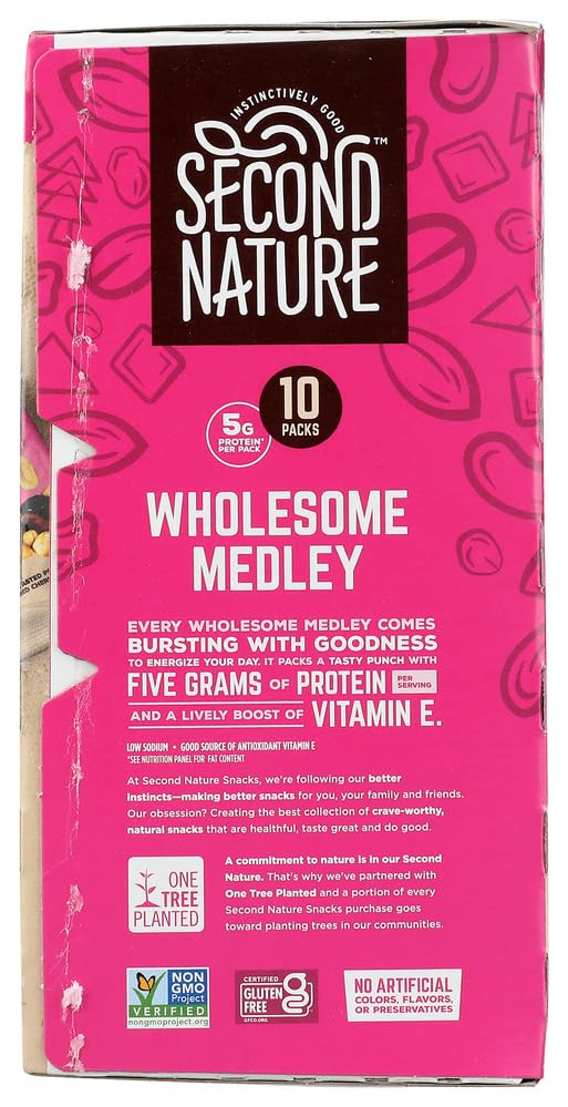 Miniatura 4 de Second Nature Wholesome Medley Trail Mix - Paquete de 10, 15 onzas