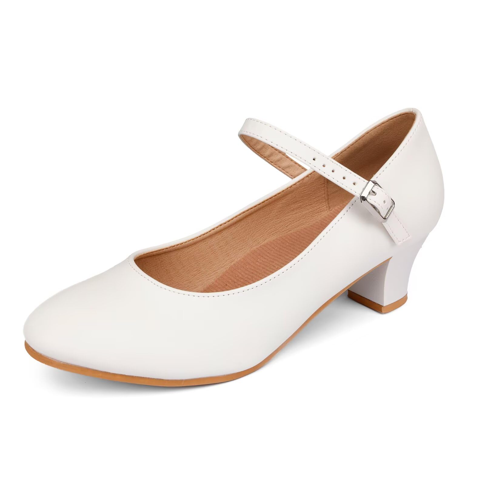 Asyusyu Character Shoes for Women Dance Shoes,Stylish Ankle Strap Heels for Ballroom,Salsa,Tango