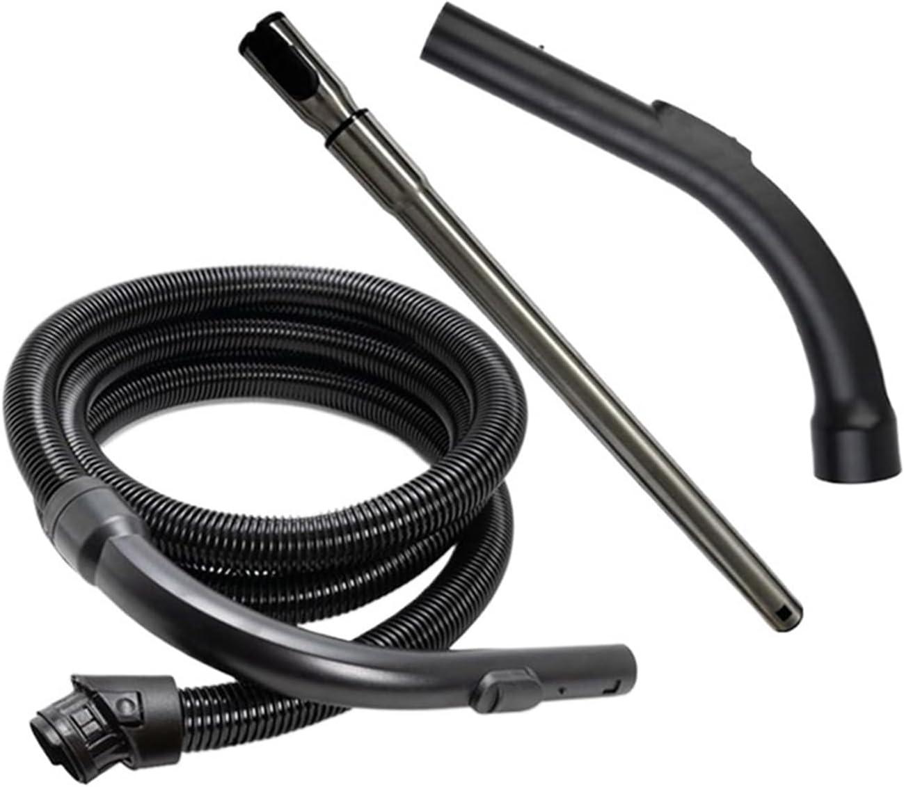 掃除機ホース、C1 C2 C3 C4 3.5M延長、伸縮ロッドベンドハンドル付き掃除機交換部品に適合 掃除機用パイプホース