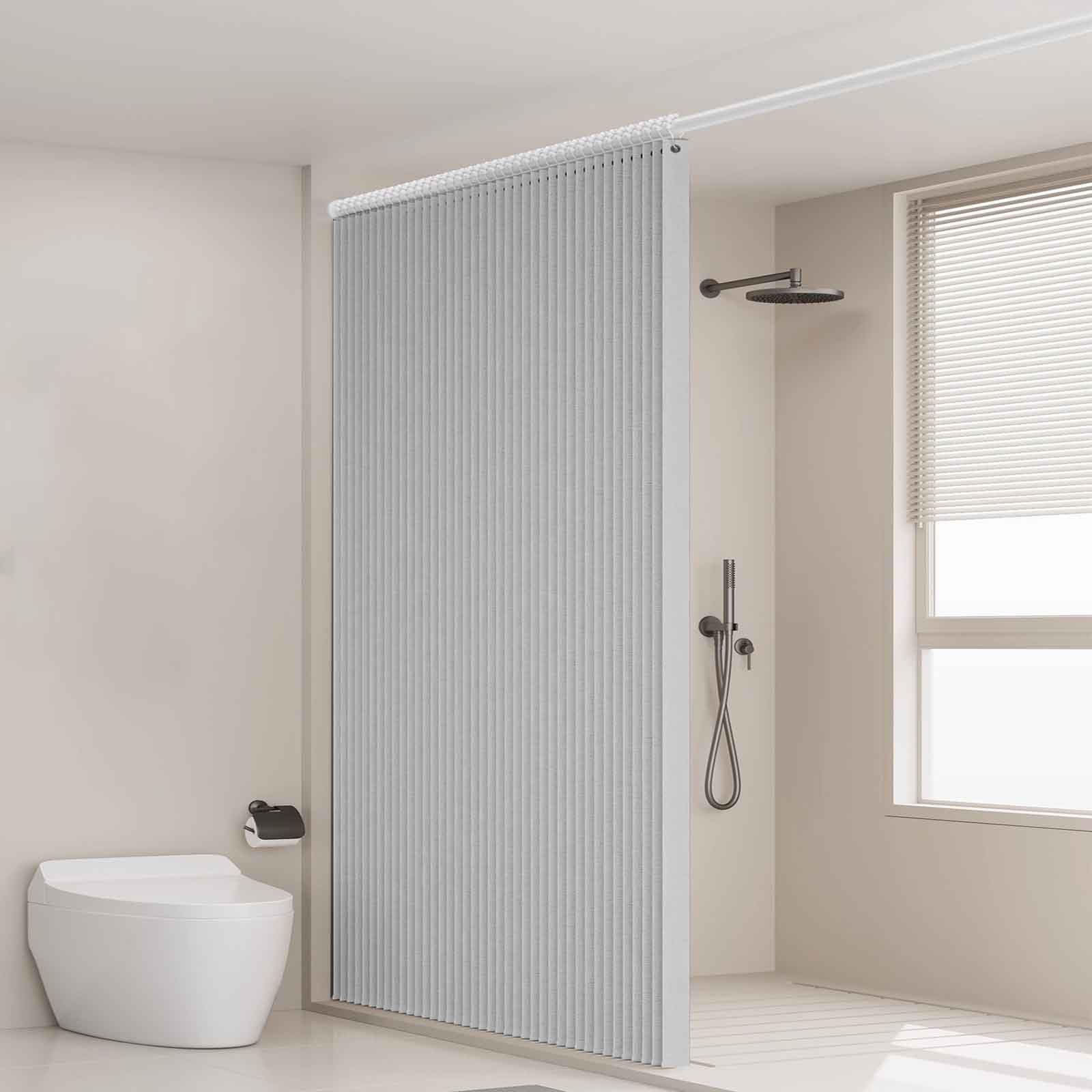 Separador magnético de habitación, plisado, opaco, para puerta de armario, plegable, para dormitorio, baño, sala de estar (05 x 150 x 180 cm)