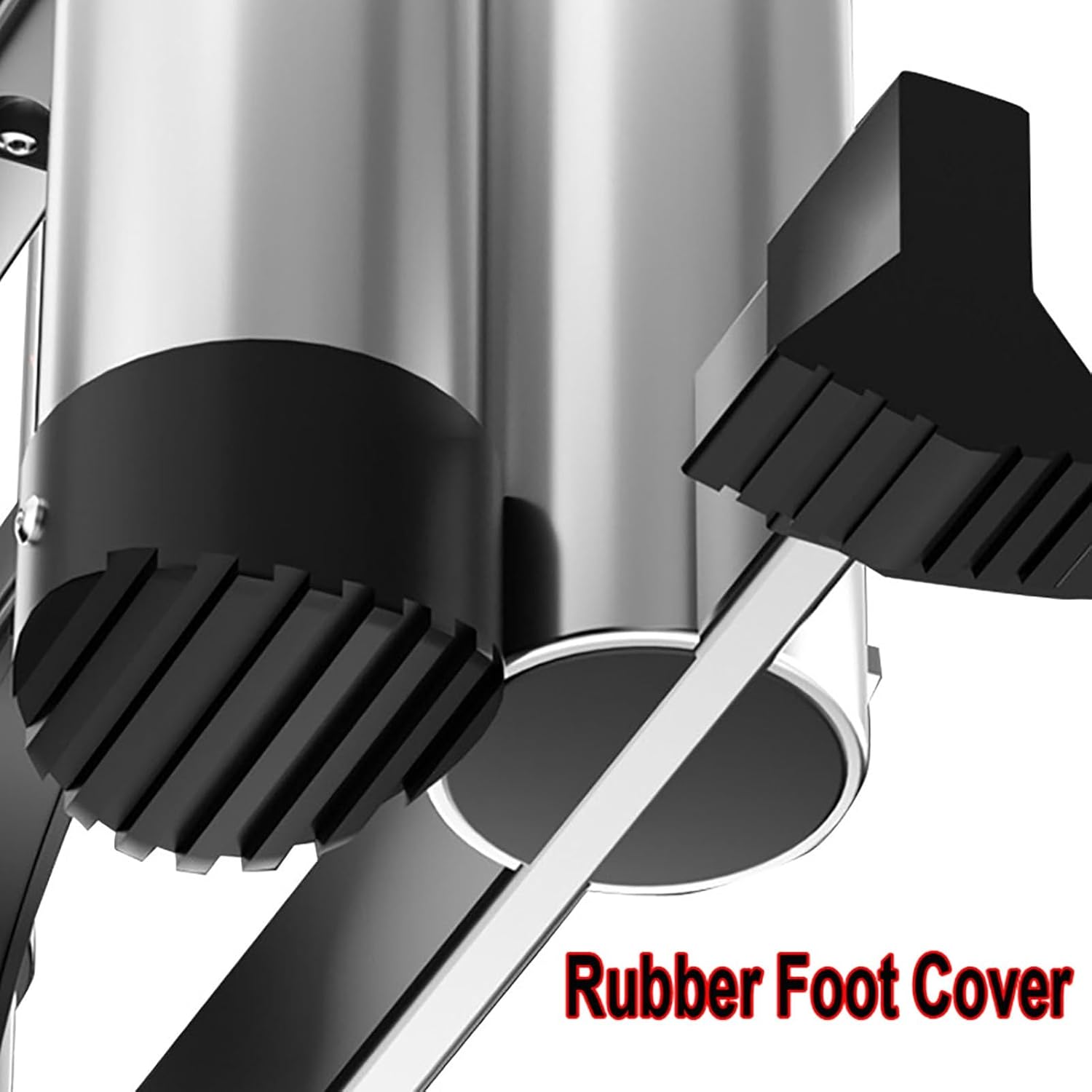 Attic Access/RV Telescoping Ladder with Hooks, Stainless Steels Folding Telescopic Ladder Extension Ladder Telescopic Folding Ladder for Home, Roof Top Tent & Outdoor (Si