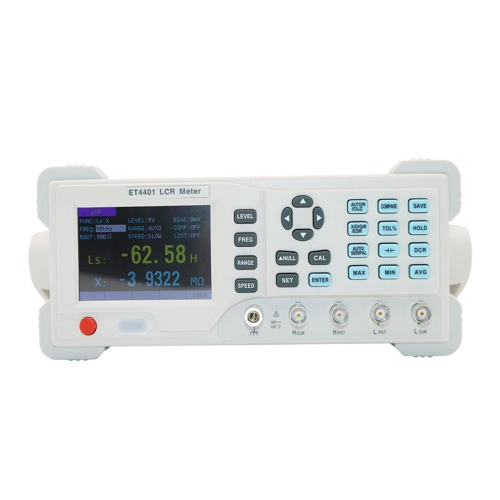 ET4401 Misuratore LCR Digitale Multimetro Da Banco Tester Di Resistenza Capacità Induttanza Ponte Display LCD TFT 3,5"