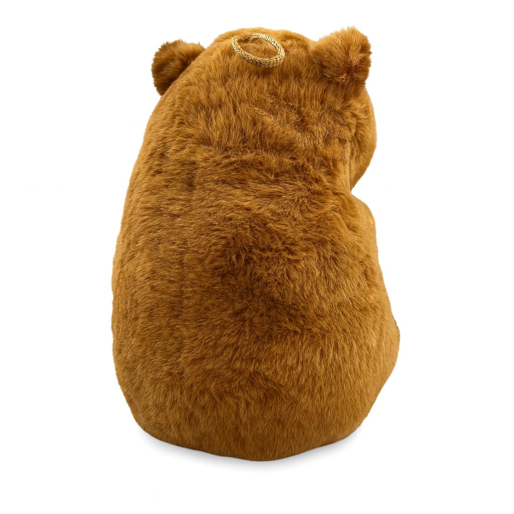 Generisch Kuscheltier Capybara 55 cm – Großes Capybara Plüschtier mit Pizza – Weiches XXL Stofftier zum Kuscheln – Geschenk für Kinder & Capybara Fans