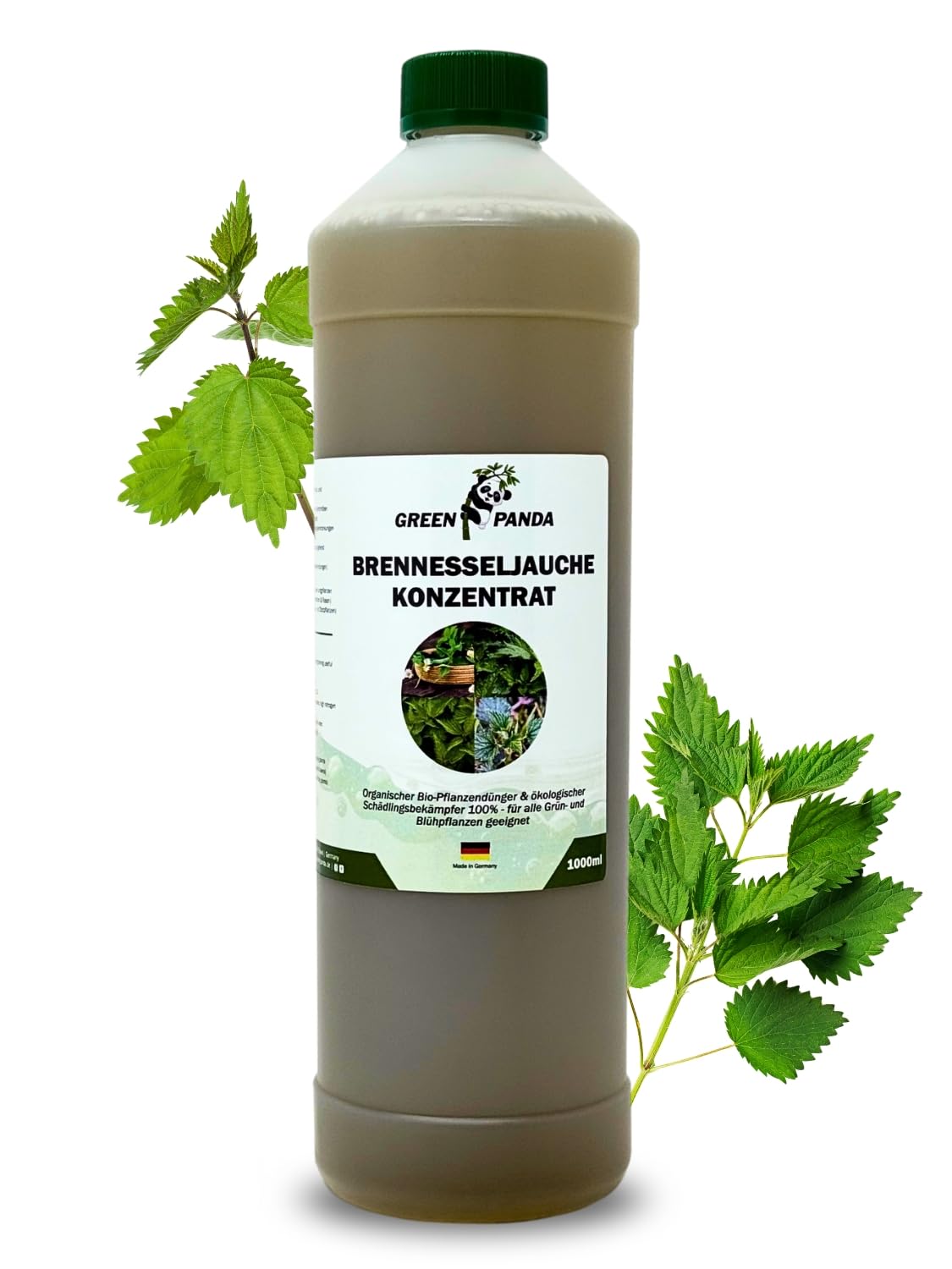 Nettle Jauche-Bio – Organic Liquid Fertiliser – 1 Litre Garden Plant Fertiliser – 100% Organic