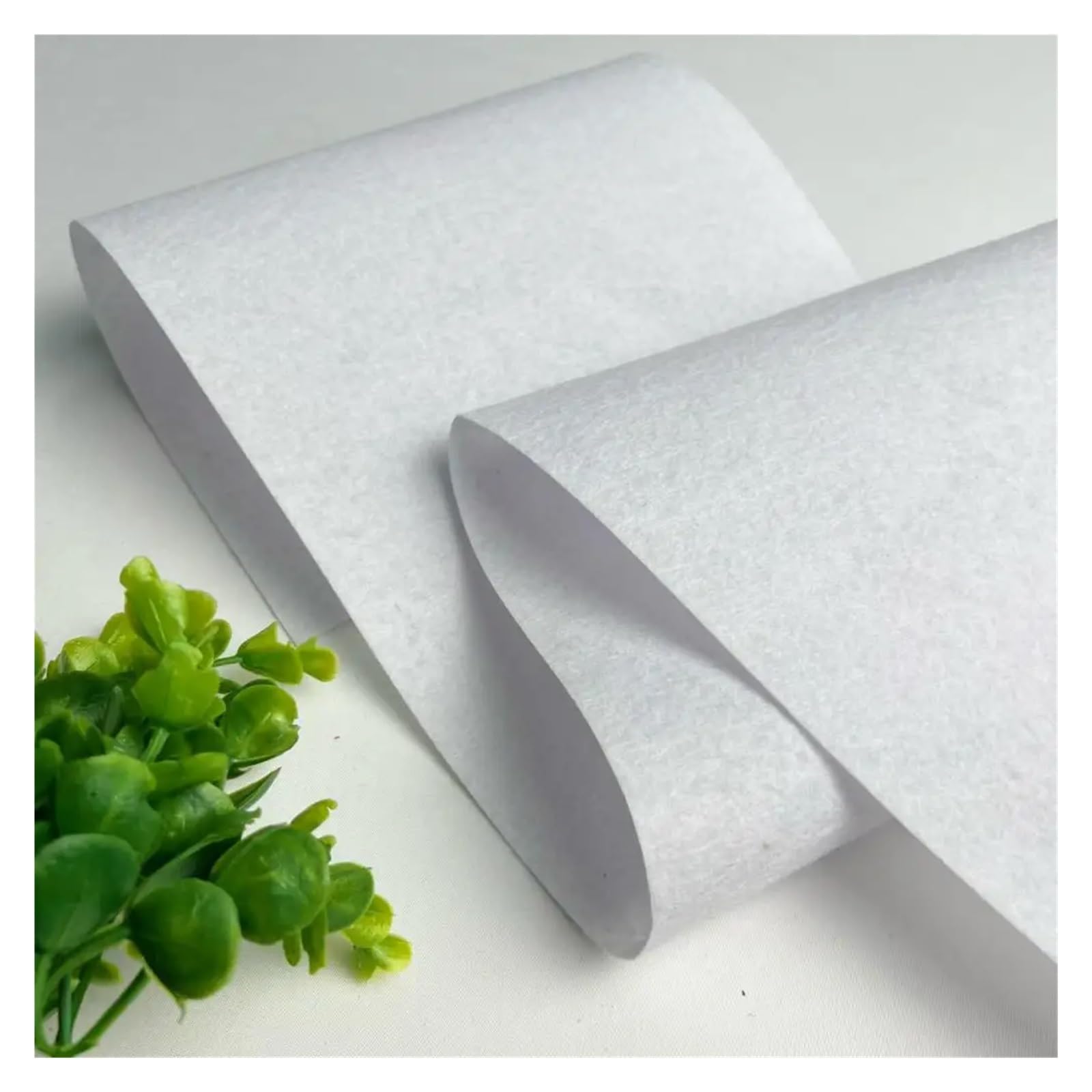Feutrine Feuille de feutrine rigide 1/2/3 mètre, couleurs assorties, épaisse, idéale for vos projets couture et loisirs créatifs(White,300 x 85cm 1pc)
