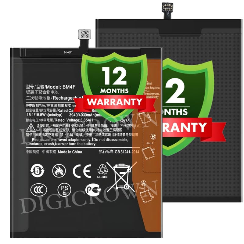 Image of Original BM4F Battery Compatible with Xiaomi Mi A3 - (4030mAh) - 1 Year Warranty DF7