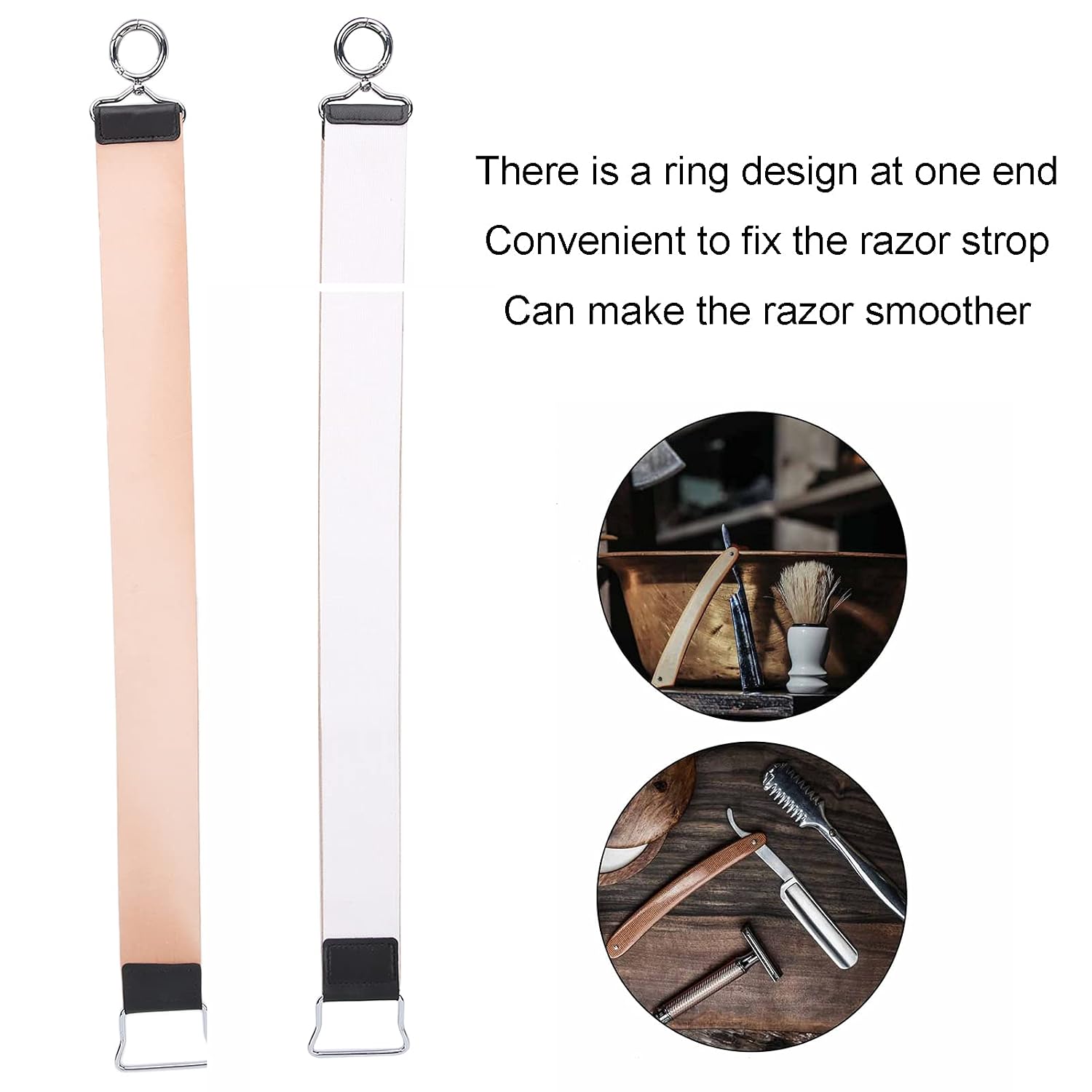 Cowhide R azor Strop,Straight R azor Strop,Sharpening Strap,Barber Leather,R azor Strop