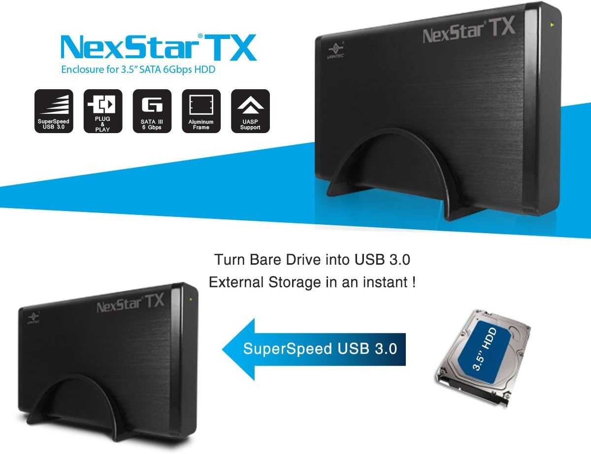 Vantec Enclosure vs NexStar TX: Testado para Desempenho de 48h