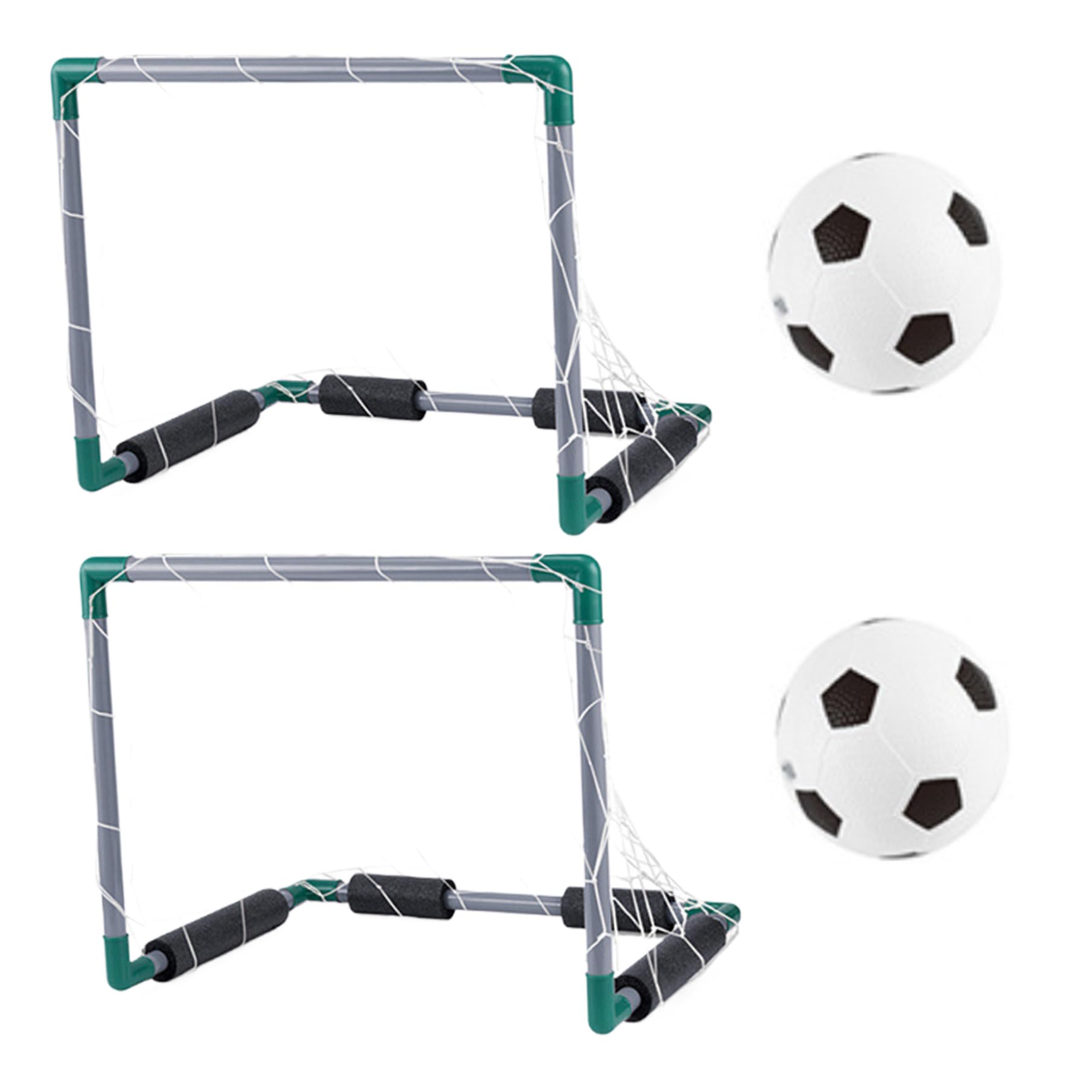 Giochi in Piscina, Porta da Calcio per Piscina Galleggiante da 2 Pezzi con 2 Palline, Porta da Calcio per Bambini 18, 5x14, 4x14, 4, Rete da in Plastica per Nuoto Estivo