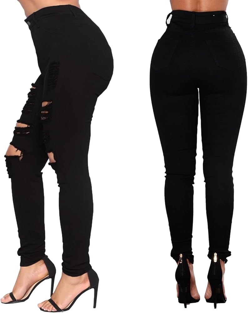 パンツ DIANTE HIGH WAIST DAMAGE SKINNY DENIM 61yDMVXkivL._AC_UY1000_.jpg