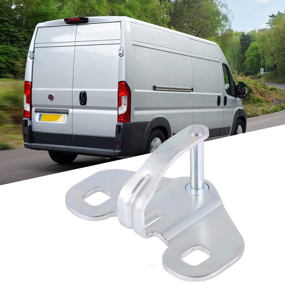 Yctze Porta Posteriore Chiusura 1369006080 1345736080, Metallo Gancio Fermo Porta Inferiore Posteriore Striker Tastiera Inferiore Per Ducato 2006-2014 Range (Argento)