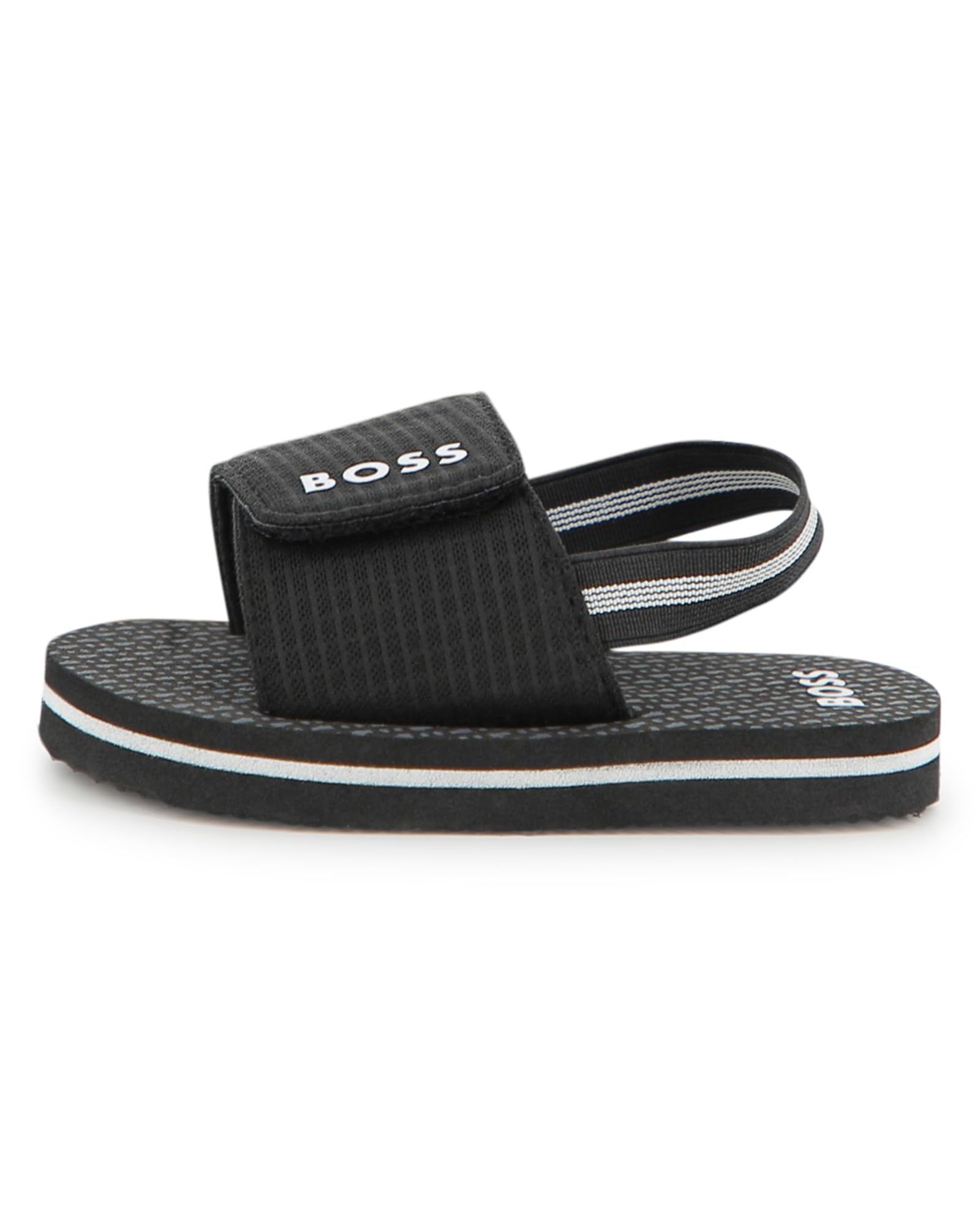 BOSS Aqua Slides Baby Boys, Black, 28