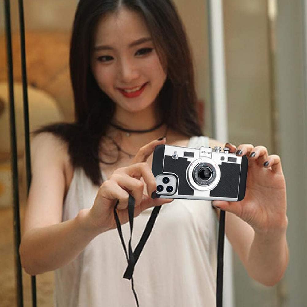 Custodia Per Fotocamera 3D Compatibile Con IPhone 14 Pro Max Cross Body Strap Fits Apple 13 12 Pro 11 Silicon Material High End Look P 13884646
