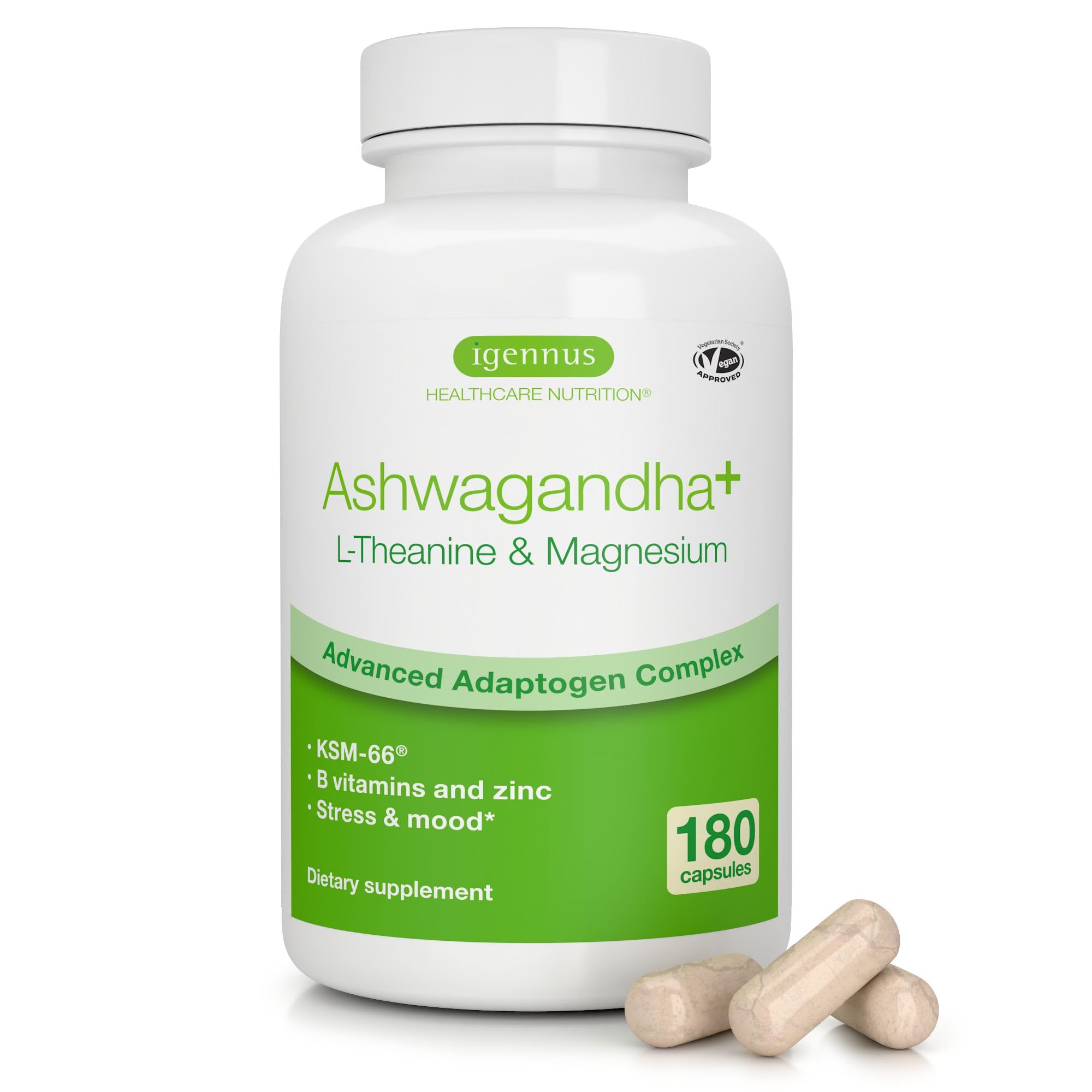 Igennus High Strength Ashwagandha KSM 66