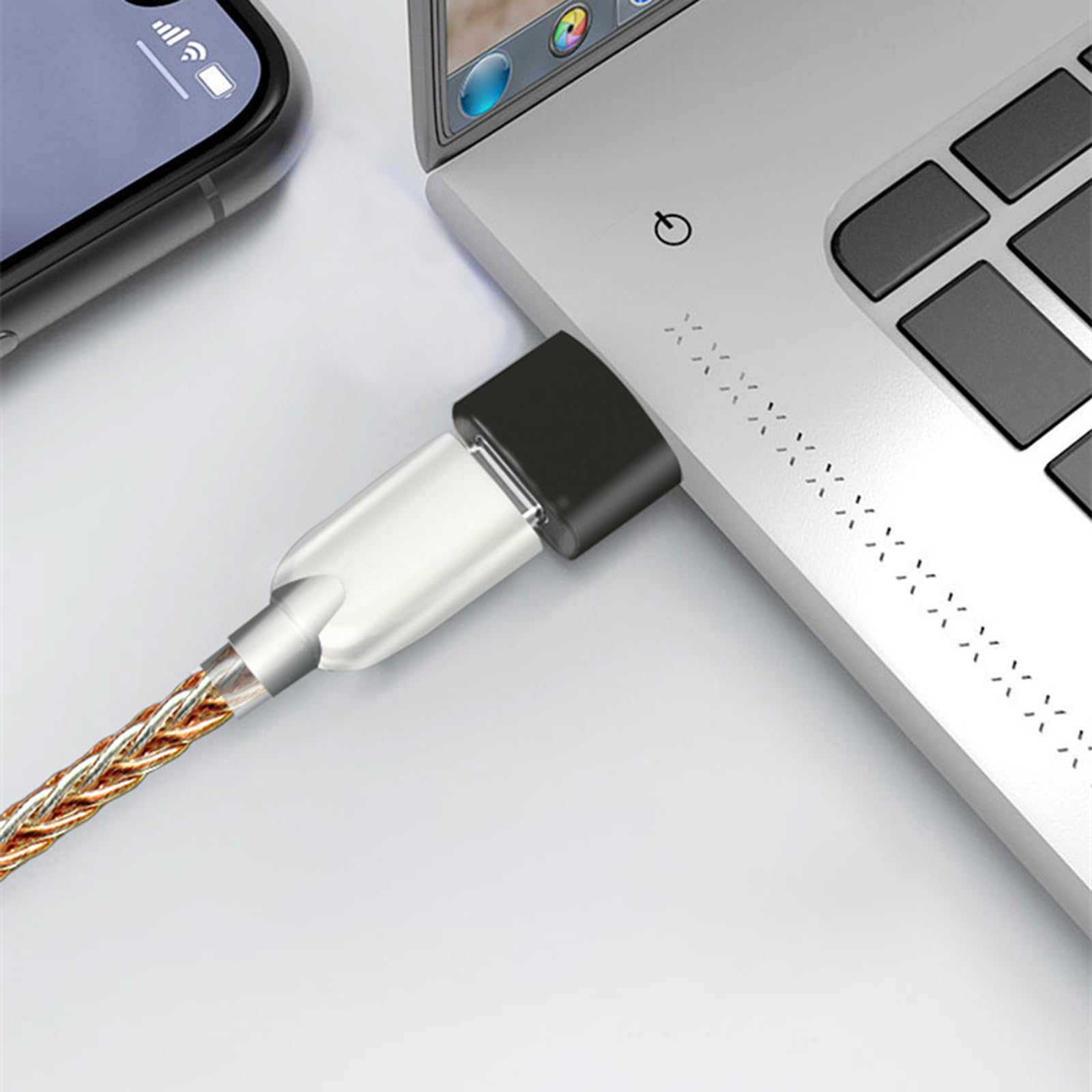 Adattatore USB C To Jack 3.5 Mm - DAC Audio Alta Qualità 32bit/384kHz Con Chip CX31993 Per Smartphone - Foto 5