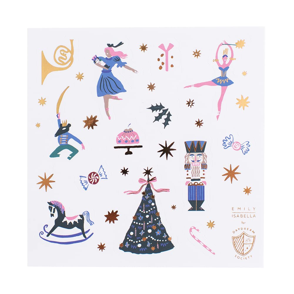Daydream Society Nutcracker Sticker Set, Pack of 4