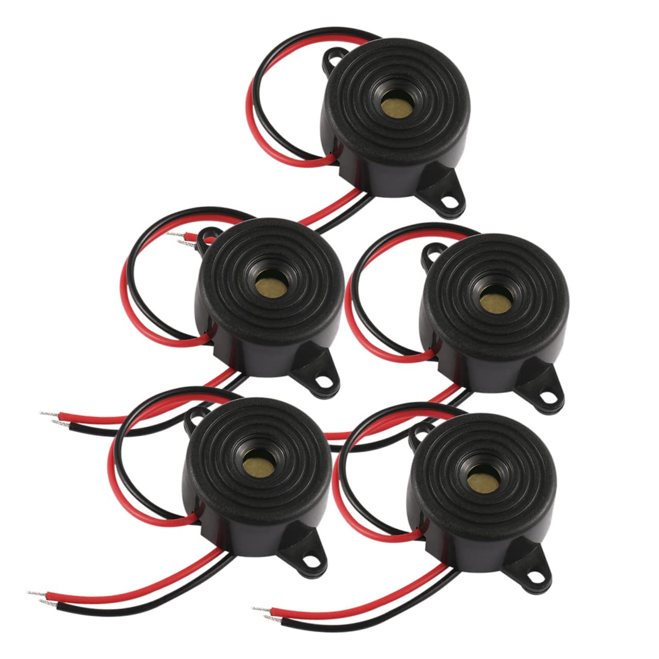 BELLIFFY SMD Piezo for Alarm Ringer 2-Wire Leads High Volume Piezo Alarm for Circuit