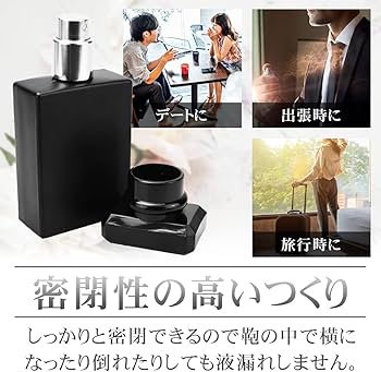 Amazon.co.jp: 香水アトマイザー お洒落 携帯用 ガラス容器 ボトル