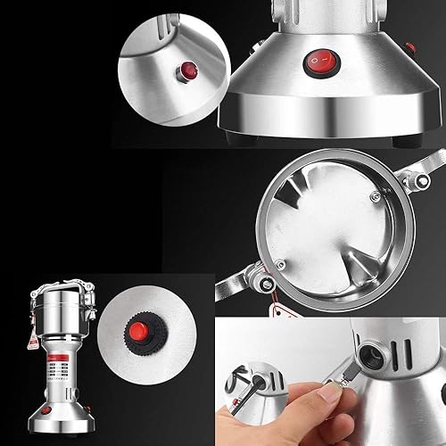 Miniatura 6 de 150G Electric Grain Mill Spice Grinder Coffee Grinder Portable High Speed for Bean Seed Nut Spice Herb Pepper Grain Wheat Gift for Mom, Wife