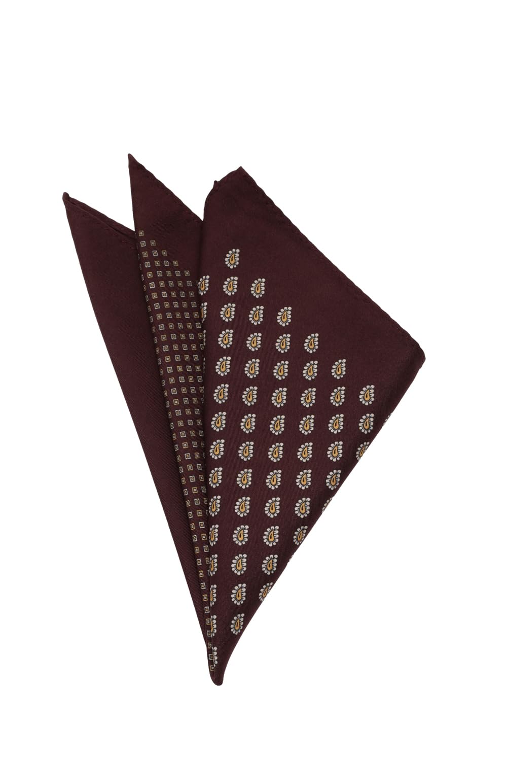 van heusen Men Maroon Print Party Pocket Square-picture-53