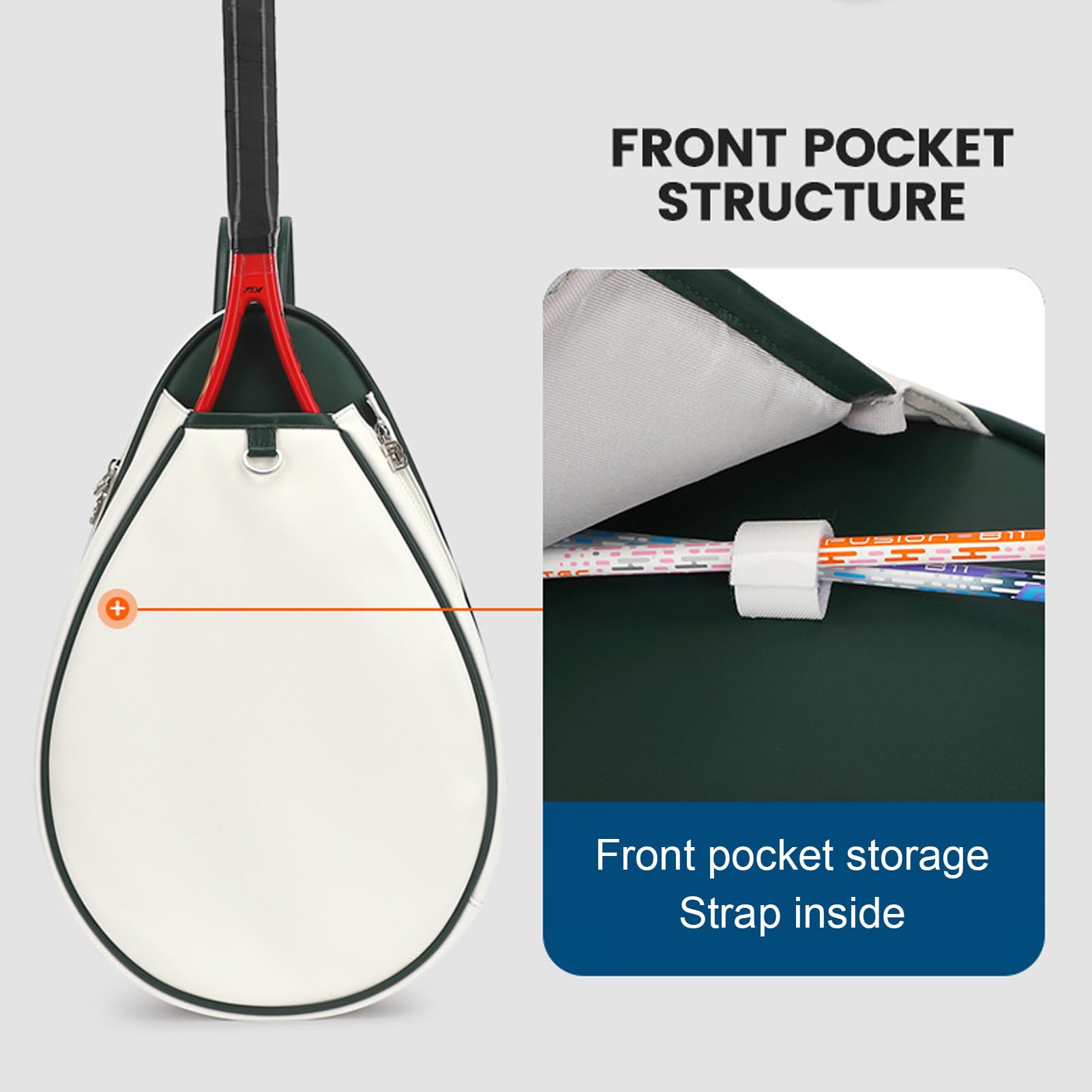 Bewinner Borsa a Tracolla Sportiva Antispruzzo per Tennis