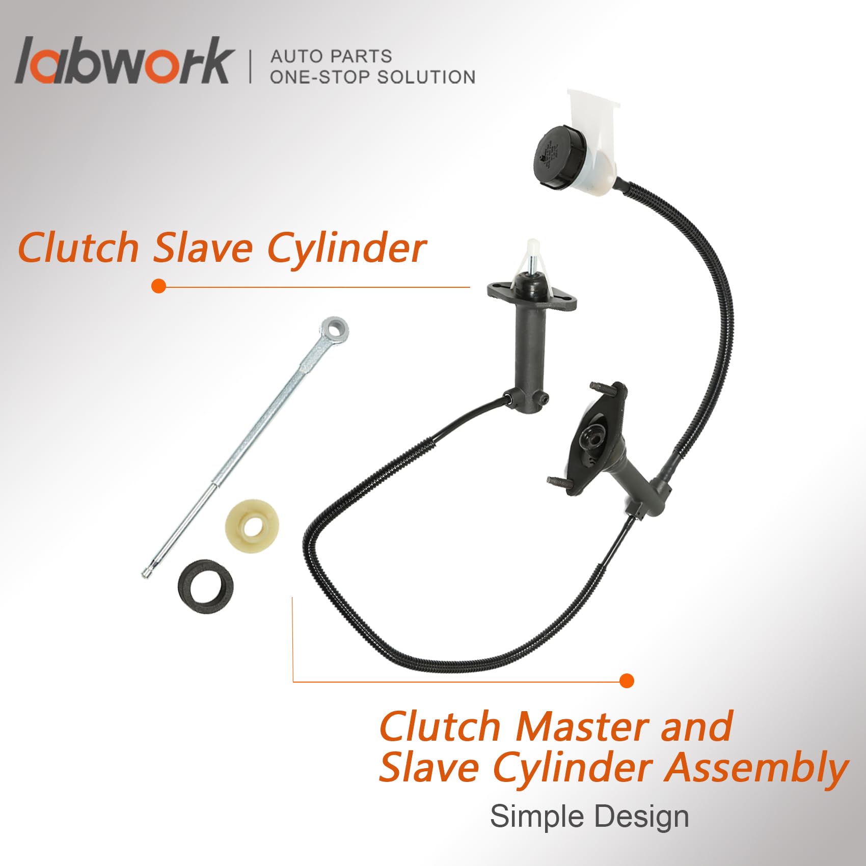 labwork Pre-Filled Clutch Master and Slave Cylinder Assembly