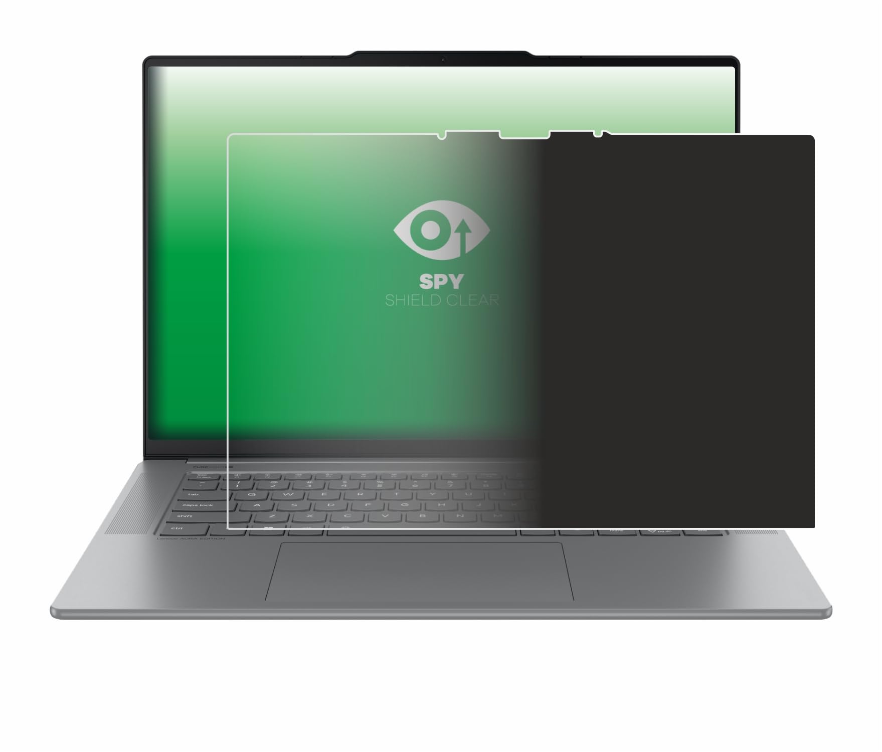 upscreen Anti-Spy Blickschutzfolie für Lenovo Yoga Slim 7i Gen 9 15" Aura Edition Privacy Screen-Folie [Sichtschutz, Blaulichtfilter]