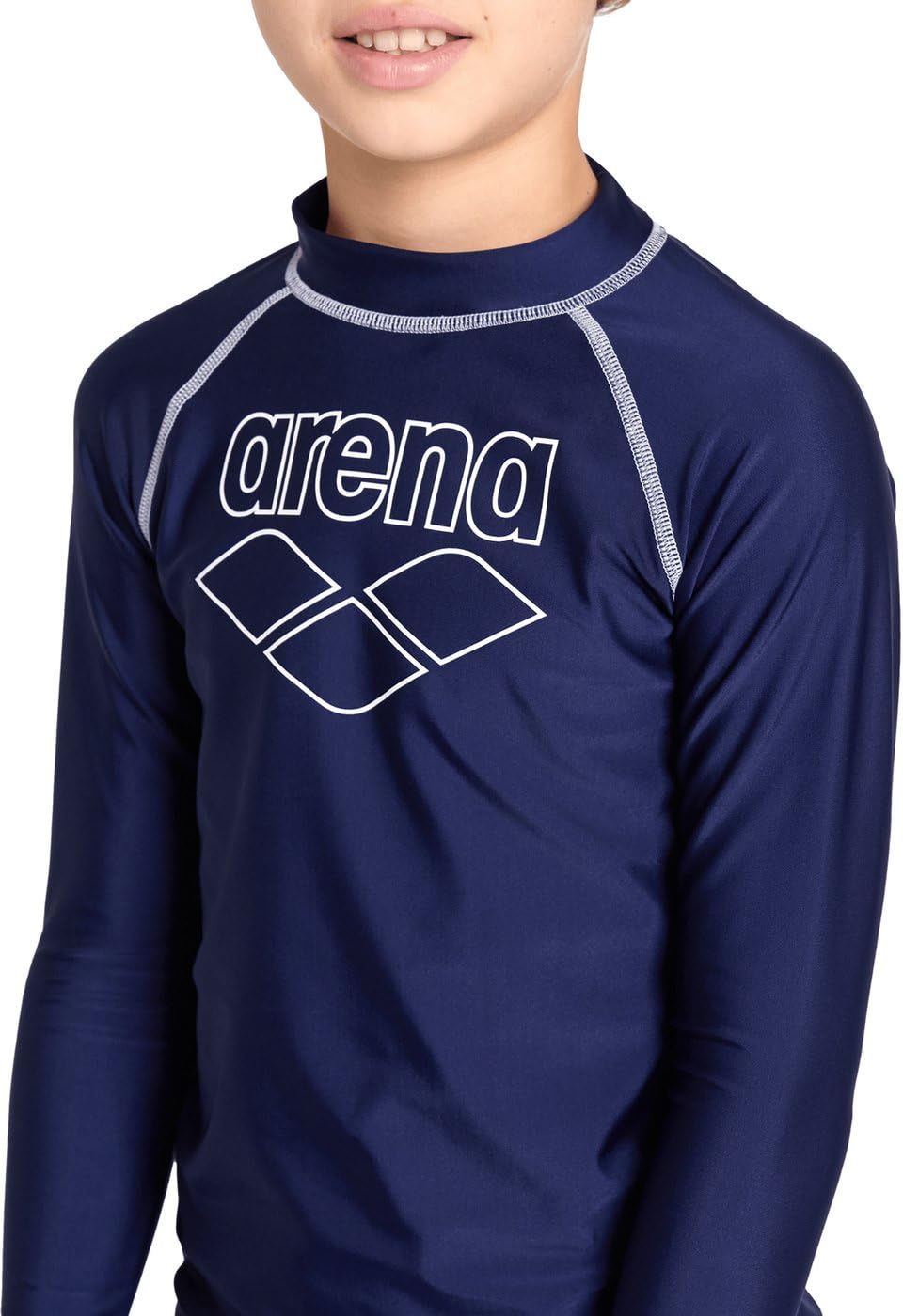 Arena Jungen Unisex Jr Arena Rash Vest L/S Graphic Shirt (1er Pack)