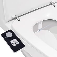 Bidet de siège de toilette avec double buse,toilette pour bidet à jet d'eau douce Non électrique