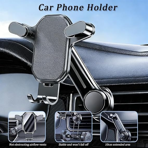 Car Phone Holder Mount for Opel Zafira 20002019, Air Vent Cell Phone Car Mount, 360 Flexible Rotation Vent Clip, Adjustable Automobile Cradle, Car Accessories,B