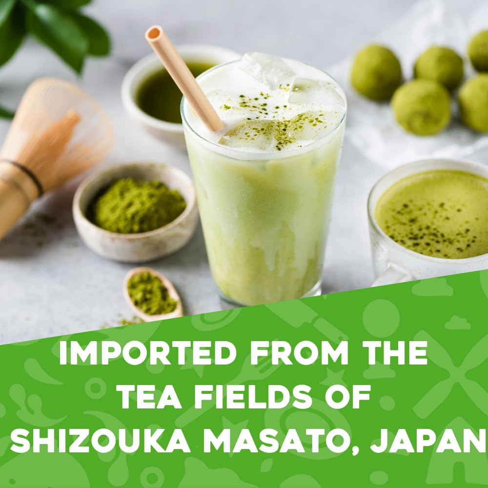 Masato Tea Matcha Green Tea Powder 2 2 lb - Culinary Grade Bold Earthy Flavor Rich in Antioxidants — view 4