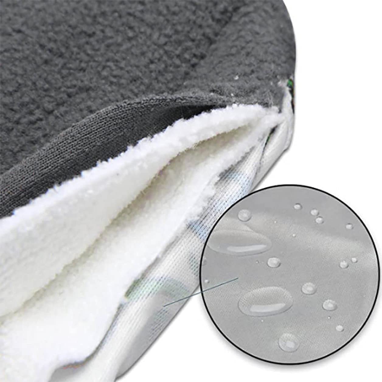 Waschbare wiederverwendbare Damenbinden, Slipeinlagen, Perioden-Menstruationseinlagen mit Flügeln, verwendet bei milder Inkontinenz oder starkem Blutfluss, 7er Set mit 2 Größen Medium und Large und