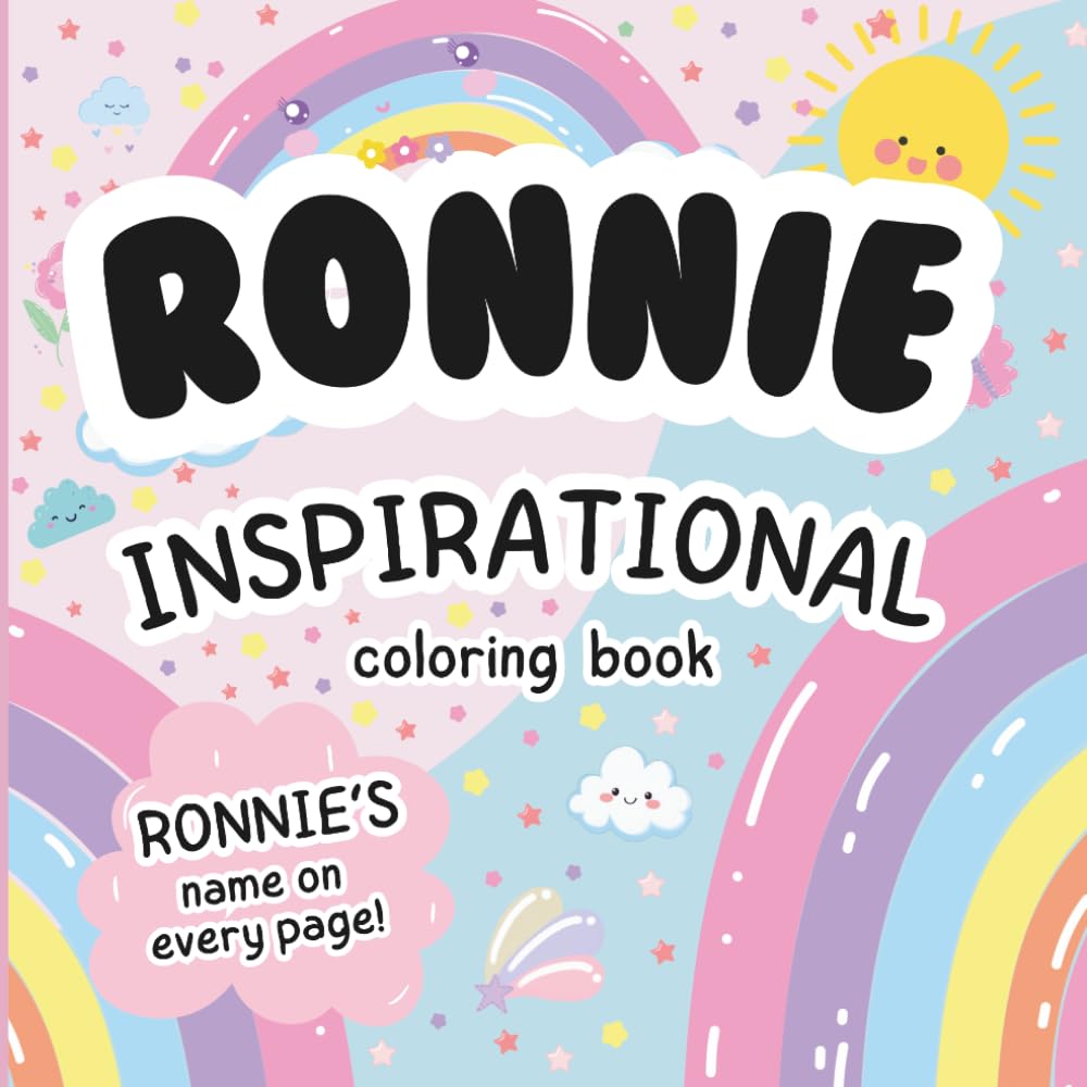 Ronnie Inspirational Coloring Book: Personalized Just for Ronnie – Ronnie's Name Appears on Every Coloring Page